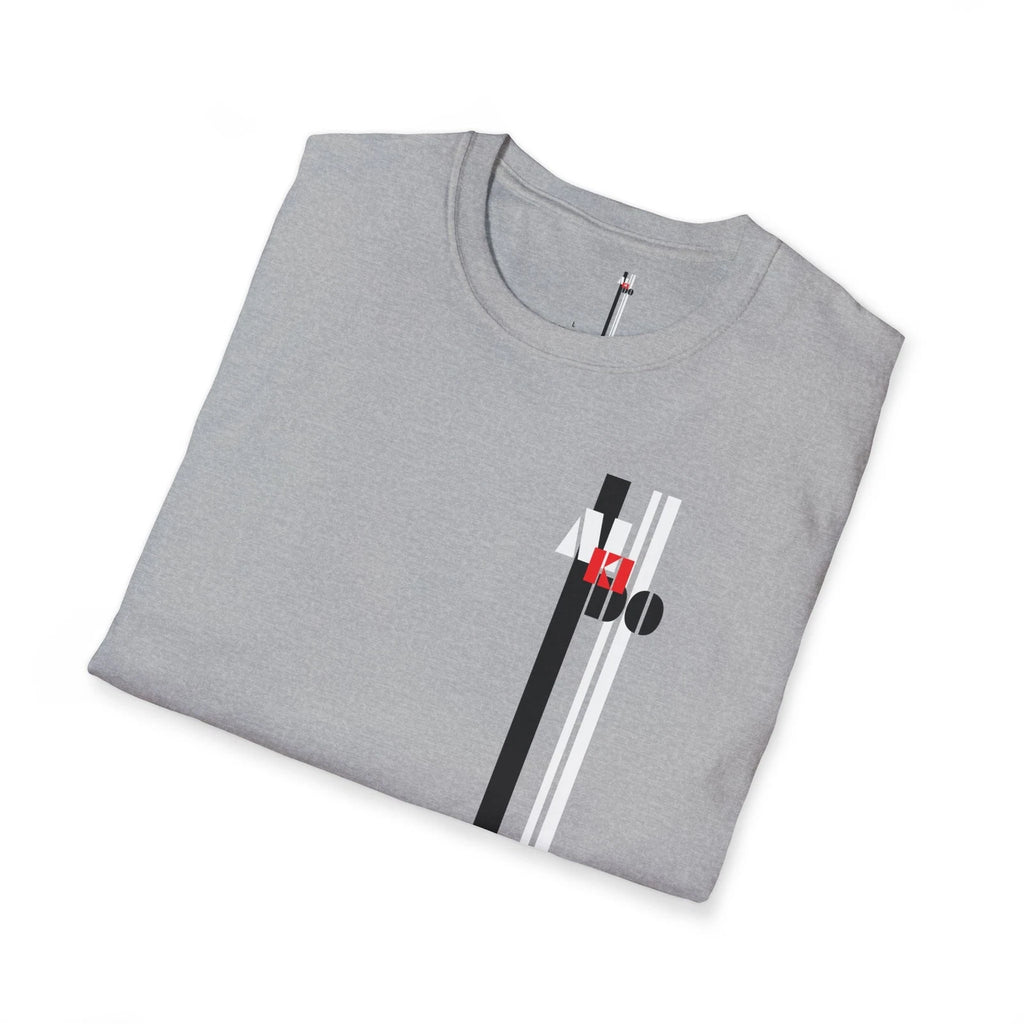 Aikido Martial Arts Artist Minimalist Stripes Tee Shirt Men Women Unisex Gift