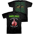 New Overkill We Don't Care What You Say Thrash Metal Band T-Shirt