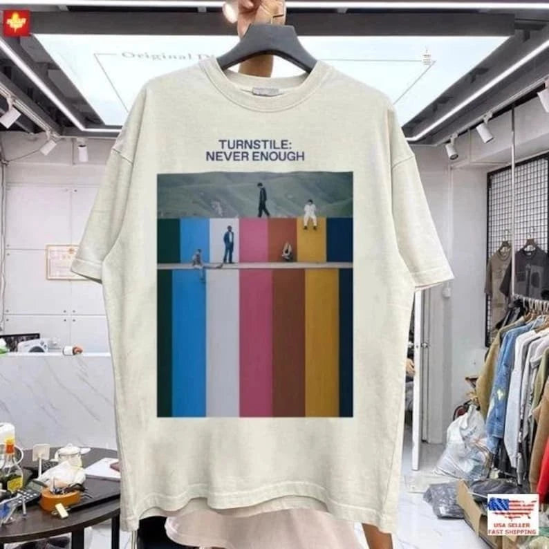Turnstile Never Enough 2025 Tour T Shirt, Punk Rock Gift for Fan