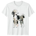 Watercolor Parti Poodle T-Shirt Breed Art Dogs Birthday Gift For Him And Her