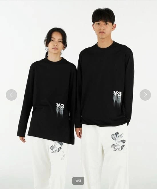 Y-3 Graphic Long Sleeve Tee Black IZ3122