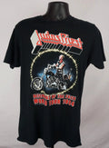 Judas Priest 1984 World Tour Shirt Men's XL Black Graphic Shirt New
