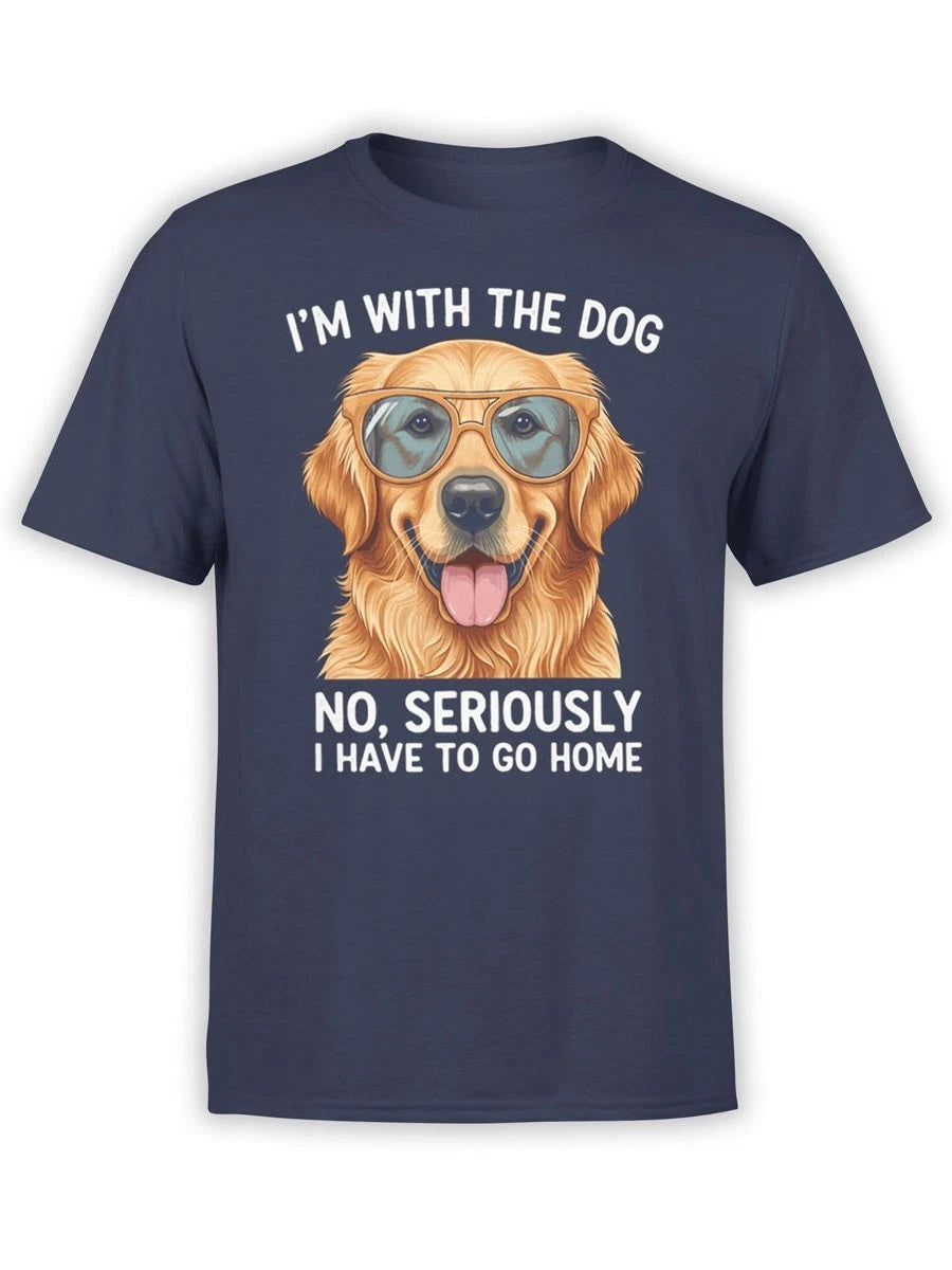 FANTUCCI Dog Excuse T-Shirt | Funny Golden Retriever Tee | Unisex