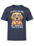 FANTUCCI Dog Excuse T-Shirt | Funny Golden Retriever Tee | Unisex