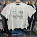 My Own Private Hollywood Mens White Cotton T Shirt Paly