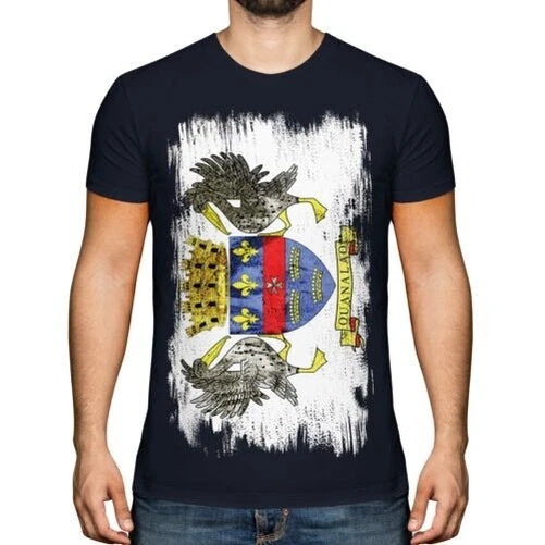 Saint Barthelemy Grunge Flag Men's T-Shirt Saint-Barthélemy T-Shirt