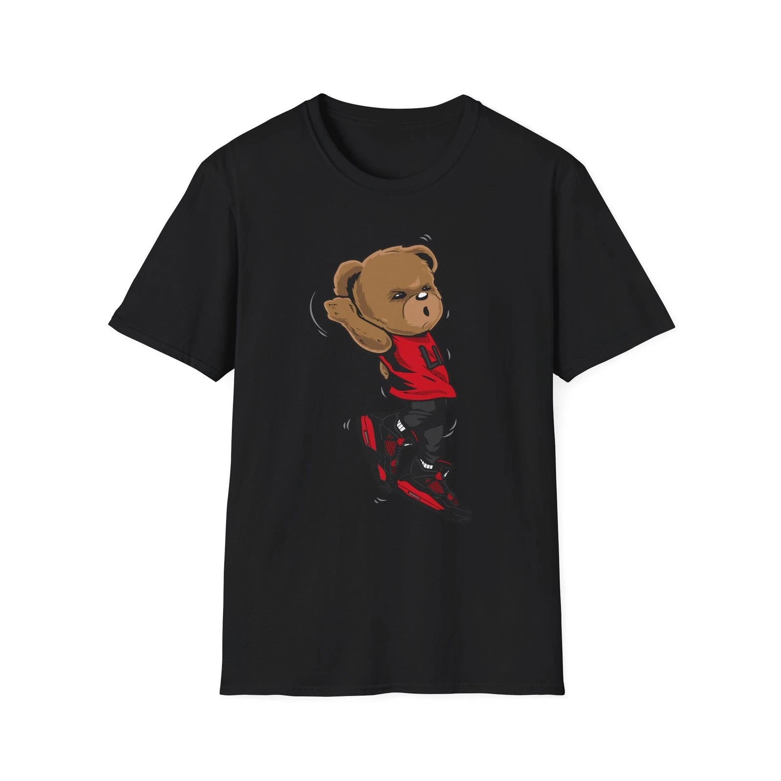 Cartoon Bear Graphic T-Shirt, Cute Bear Tee, Unisex Softstyle, Trendy [...]