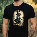 Mens Funny T-Shirt T-Rex Motif Cotton Size XS to 5XL