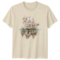 Artistic House Underwater T-Shirt Boho Gift For Him And Her