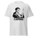 Flambae Grayscale Graphic T-Shirt | Dispatch Fan Art Tee | Unisex Shirt