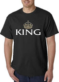 107 - Unisex T-Shirt Bow Down King with Crown