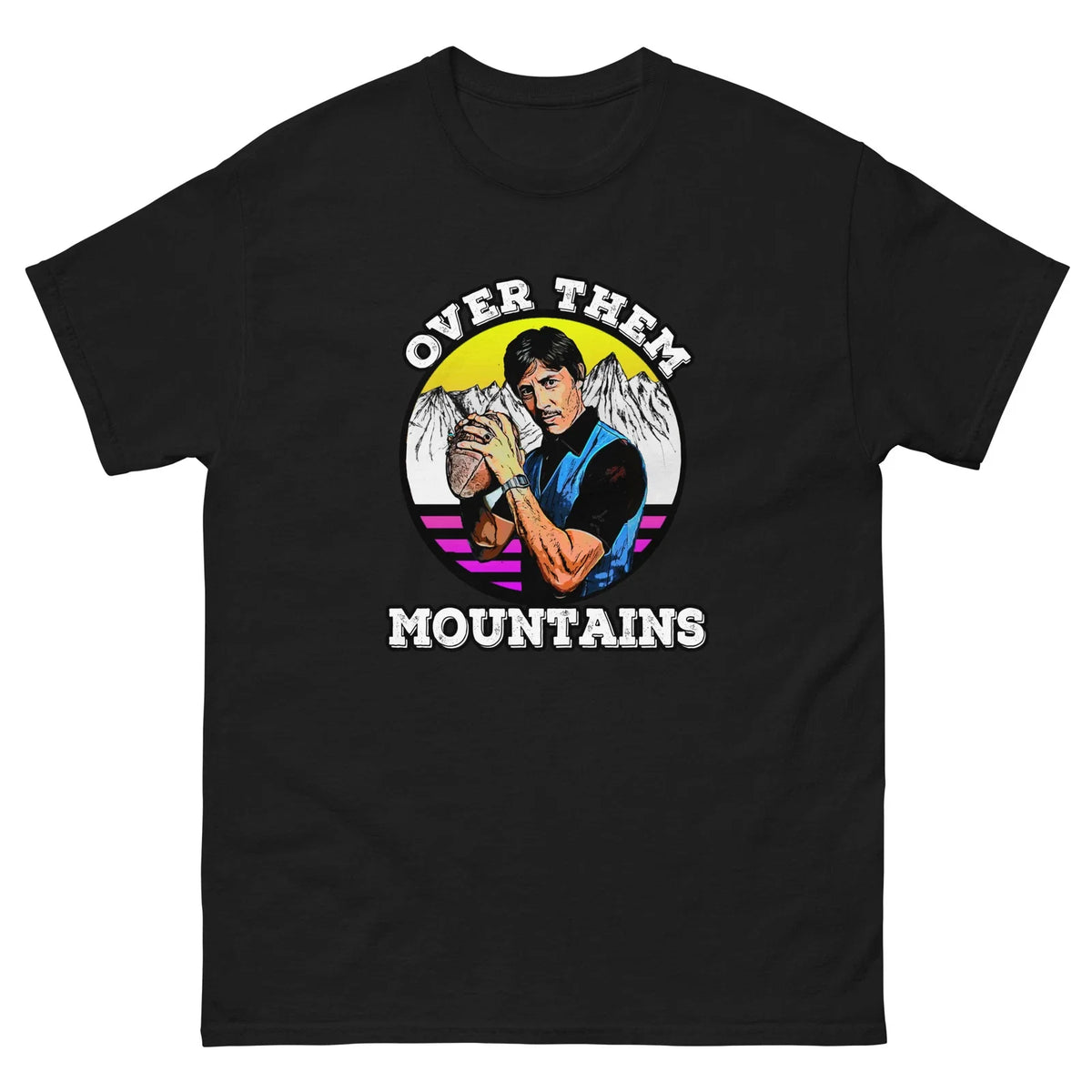 uncle rico tshirt napoleon dynamite funny tee Over them mountains