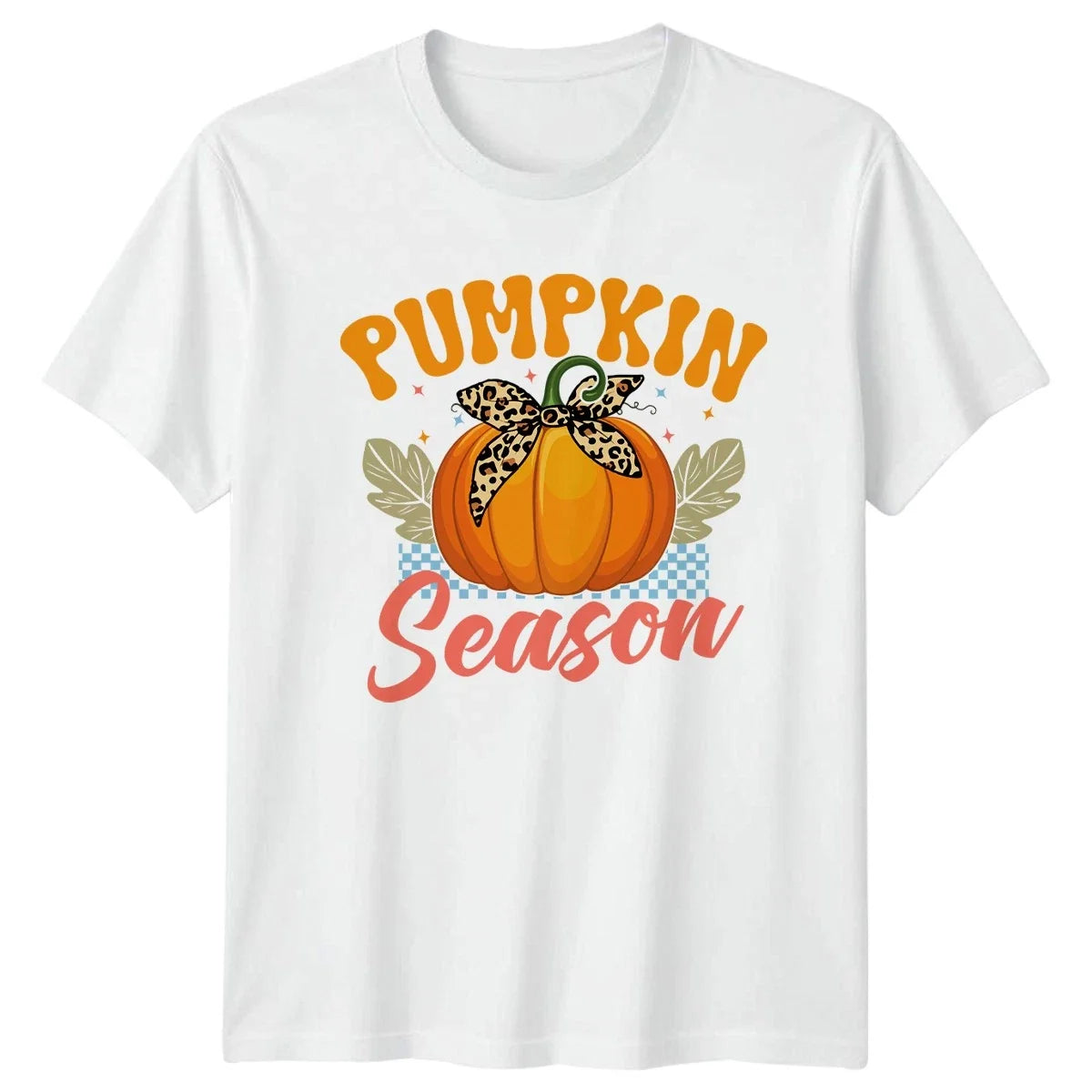 Pumpkin Season Womens T-Shirt Pumpkin Season Fall Gift For Her