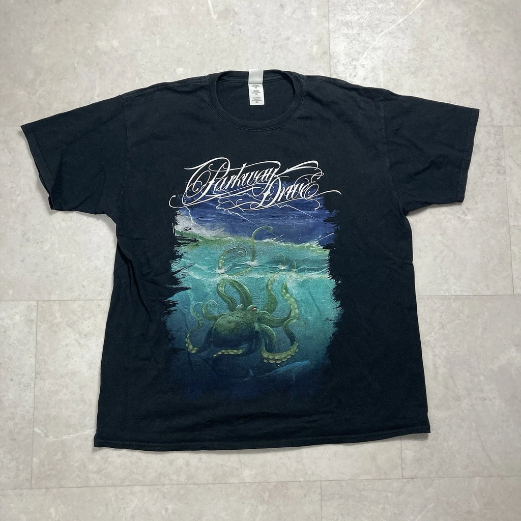 parkway drive hardcore metal rock band tour tee size xl