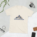 Discipline Creates Freedom Mountain Minimalist Motivational Unisex T-Shirt