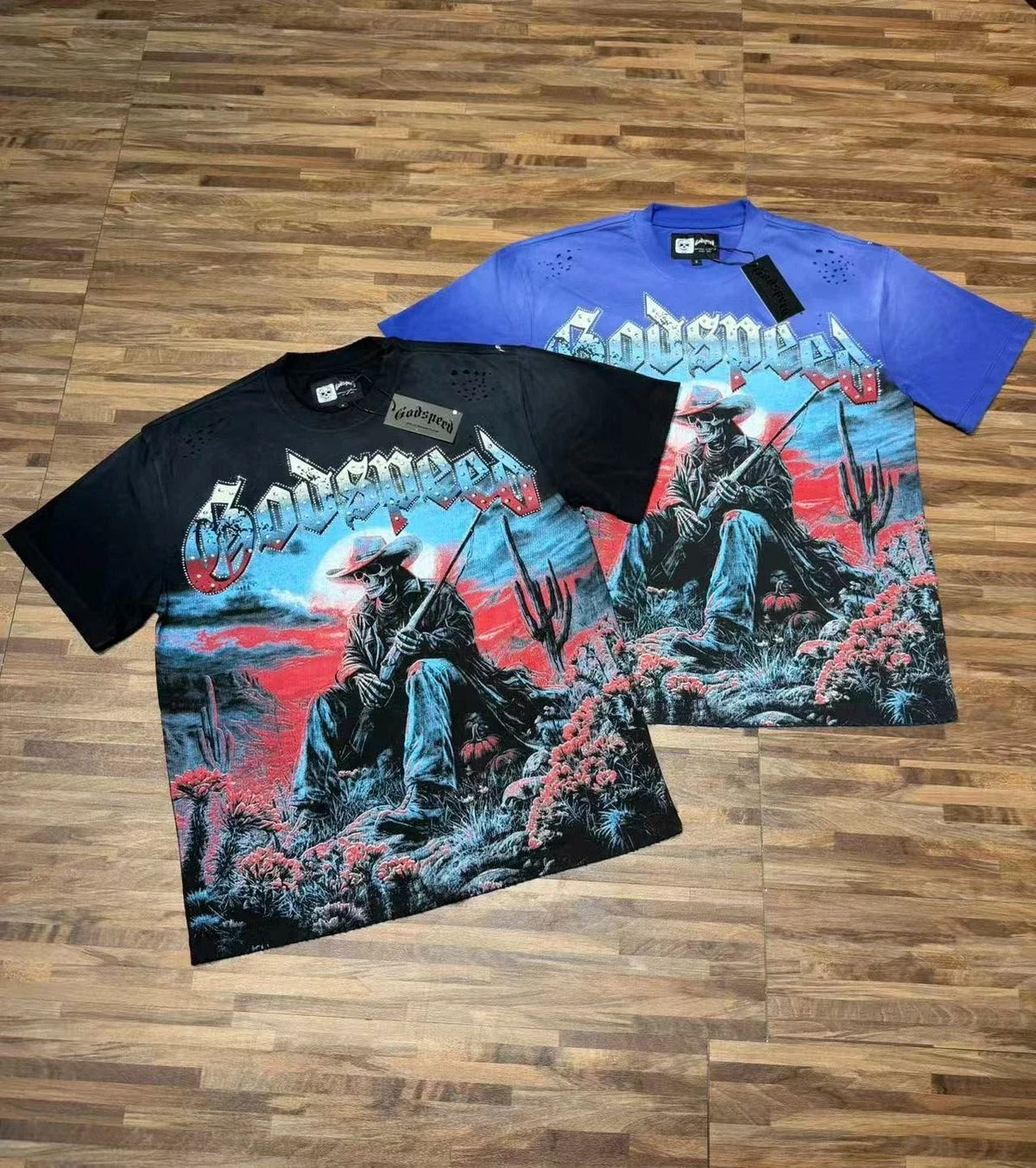 Black Godspeed Novelty Tee S-M-L-XL New
