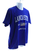 Port & Company Men's T-Shirt Short Sleeve Crew Neck Color Blue