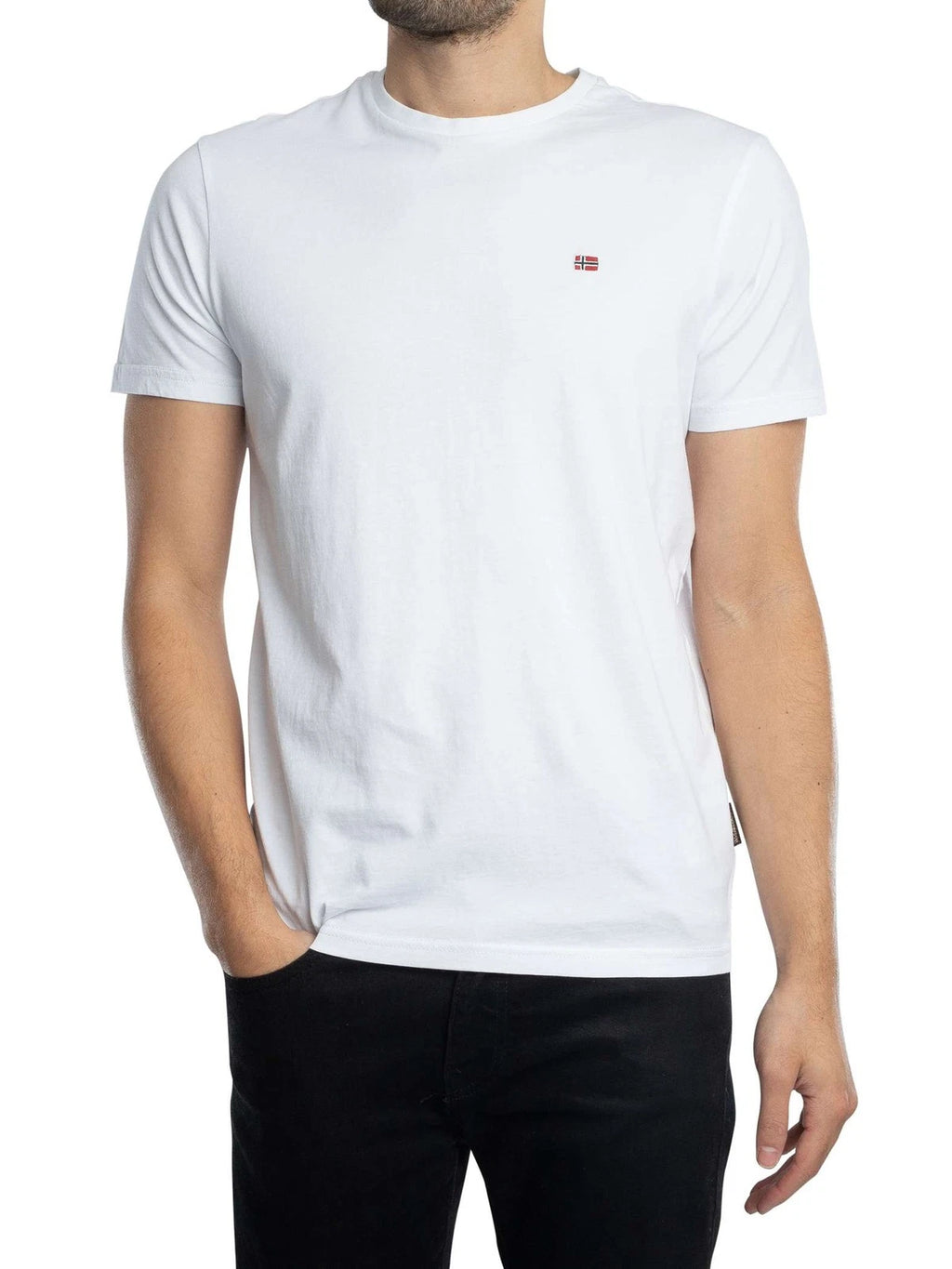 Napapijri Men's Salis Regular T-Shirt, White