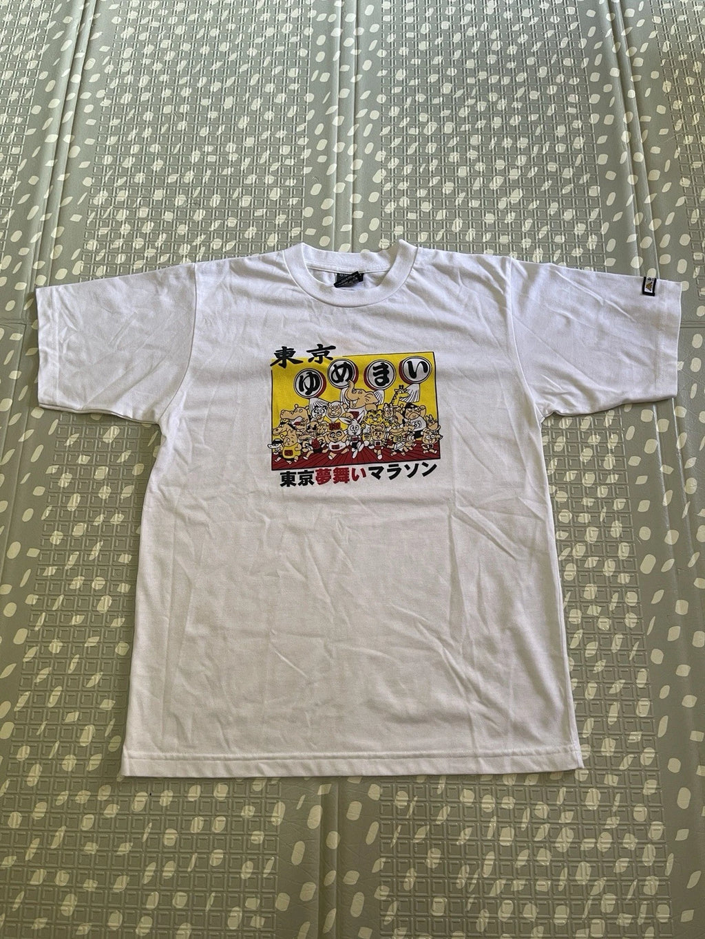 VINTAGE Y2K Japanese Streetwear Kappa Tokyo Yume-Mai Marathon Graphic T Shirt M