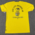 Quiksilver x Pacifico Cerveza Beer T Shirt Mens XL Yellow Limited Rare NEW