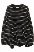 S.F.C Stripes LS Tee Black Large Creative Super Big Mix Side Stripes Used
