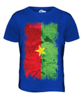 BURKINA FASO GRUNGE FLAG MENS T-SHIRT TEE TOP BURKINABÈ FOOTBALL BURKINABÉ GIFT