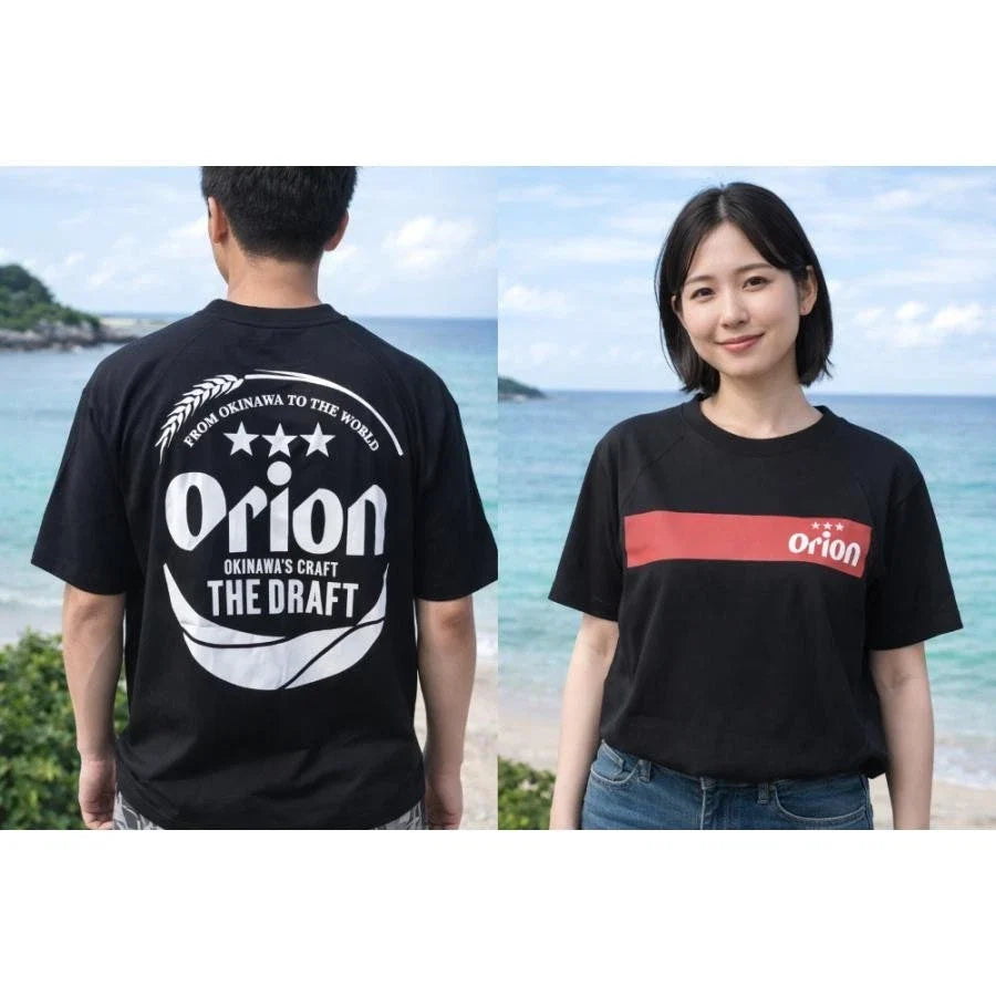 Orion Beer T-shirt Okinawa Limited Edition Genuine 沖縄 JAPAN souvenir Black