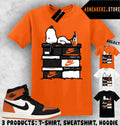 Shirt Match AJ 1 High OG Shattered Backboard Sneaker Matching Sneakerhead S Dog