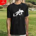 Banksy Drunken Angel T Shirt Urban Graffiti Street Art Printed Fallen Angel Top