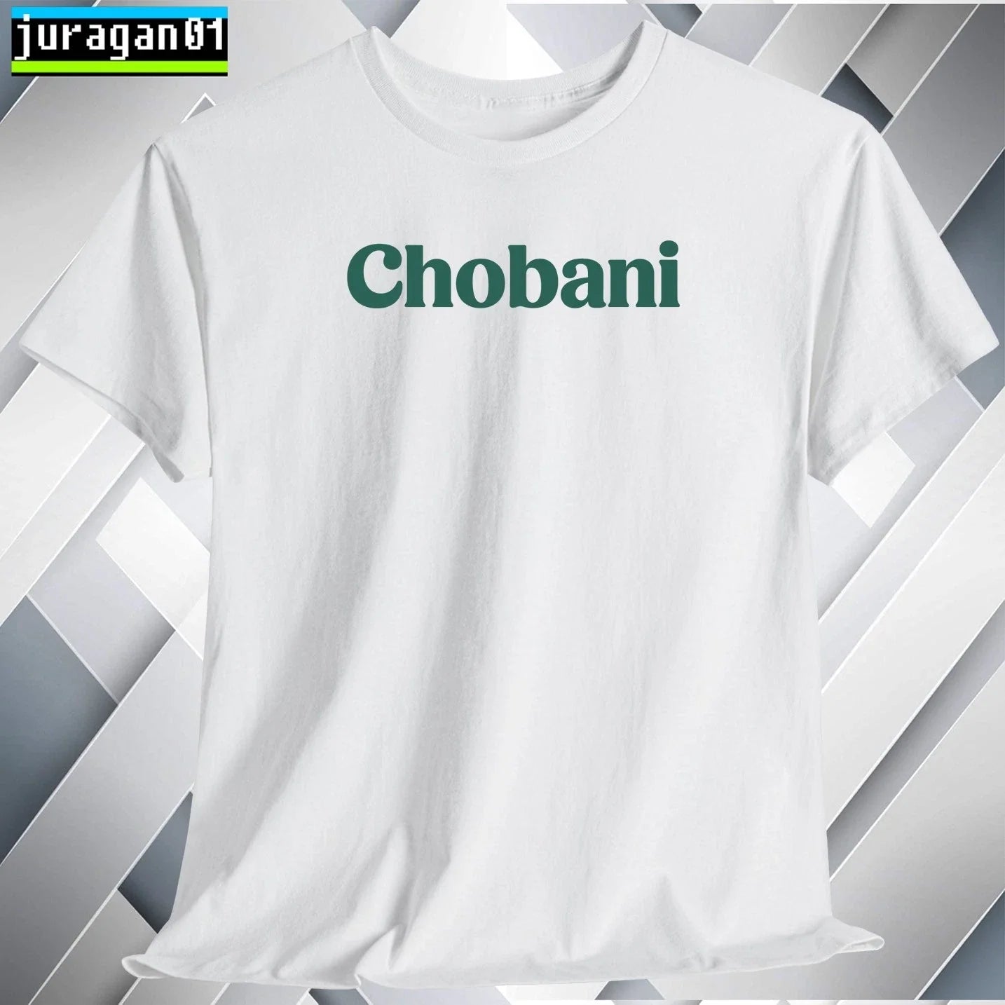Chobani Greek Yogurt T-Shirt Logo Black/Gray/Blue/Red/White S to 5XL Made in USA