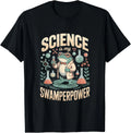 Frog Scientist Science is My Swamperpower Teacher School Gift T-Shirt