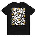Boho Retro White Daisy Floral Summer Art T-Shirt