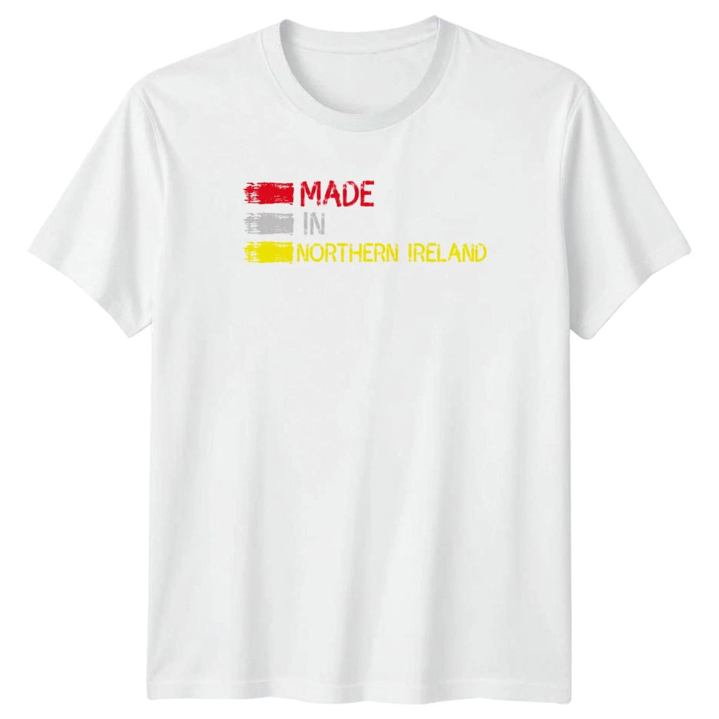 Made In Northern Ireland T-Shirt Northern Ireland Pride Birthday Gift