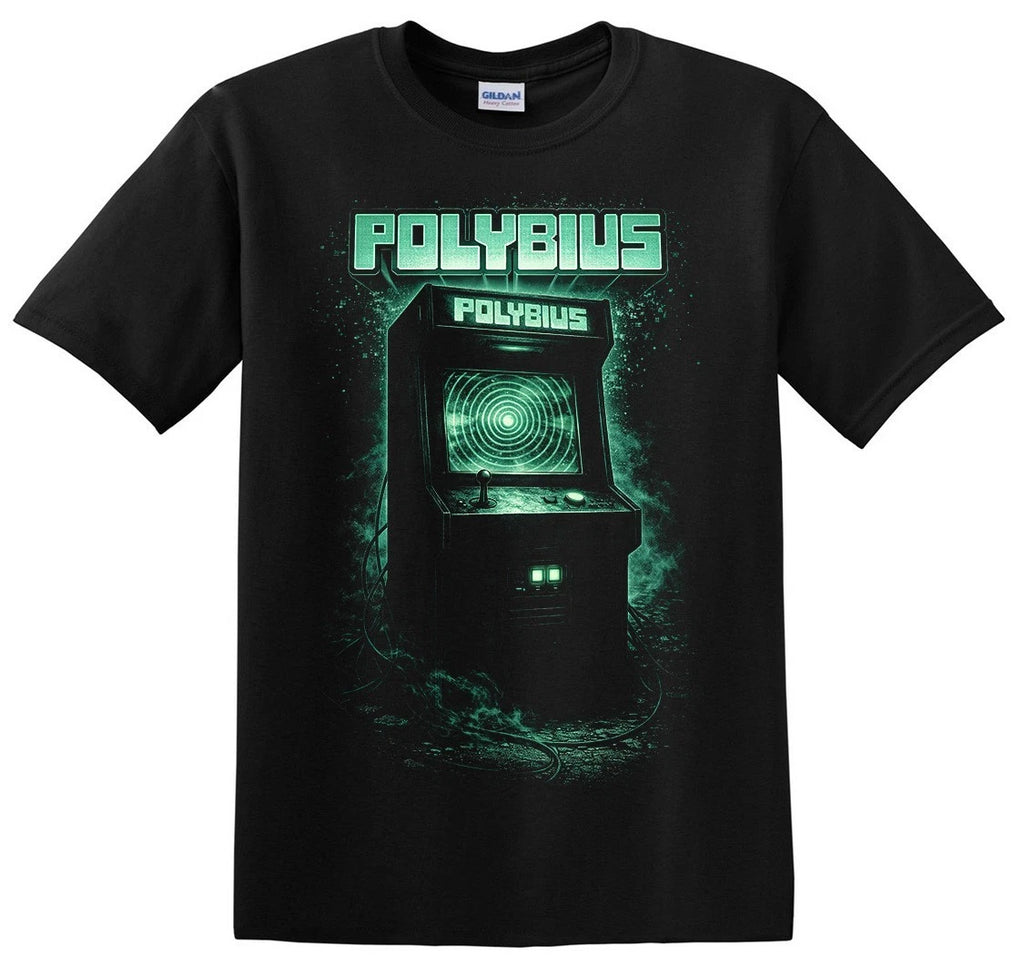 Polybius Arcade Game T Shirt, Creepypasta Horror Grunge Goth Anime