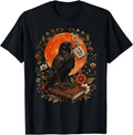 is He Vintage Dead Yet Dark Crow Raven Bird Humor Gothic T-Shirt