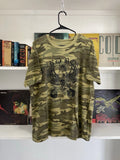 Y2K Hard Rock Cafe Niagra Falls Grunge Winged Skull Guitar Graphic Shirt Size Xl