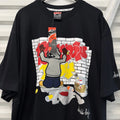 Vintage Diss Jeans Shadow Boy Graffiti T Shirt XL Deadstock 90s Y2K Baggy Rap Og
