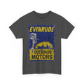 Vintage Evinrude Outboard Motors Distressed Fishing Boat Boating Graphic T-Shirt