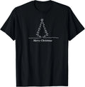 Simple Christmas Tree Men_ Women_ Kids_ Family Matching T-Shirt