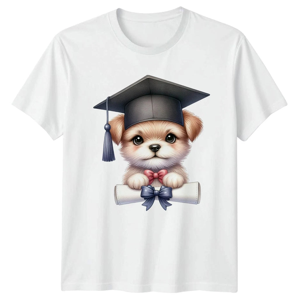 Cute Puppy Graduation T-Shirt Puppy Dogs 2026 Graduation Gift For Him And Her