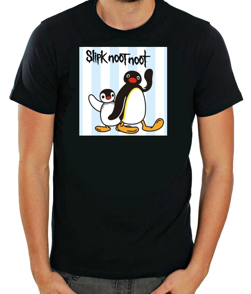 Slipk Noot Noot, Pingu Noot noot Short Sleeve  T- Shirt Men K715