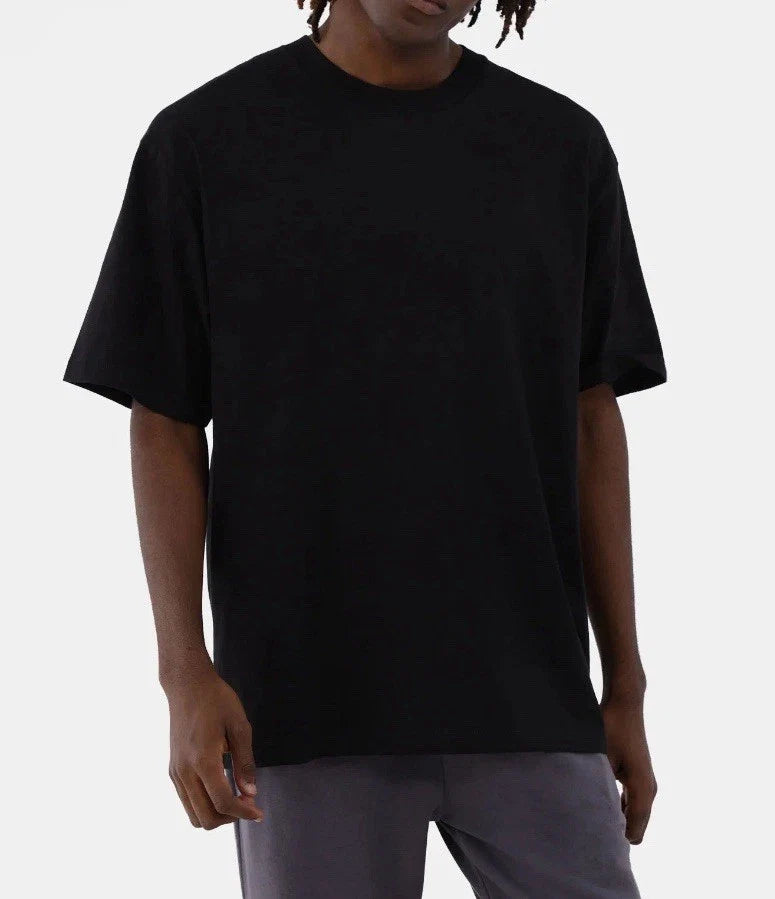 No Boundaries All Gender Cotton Oversize Tee with Short Sleeves, size XL