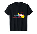 Geometric Bicycle Racing Minimalist Abstract Design T-Shirt
