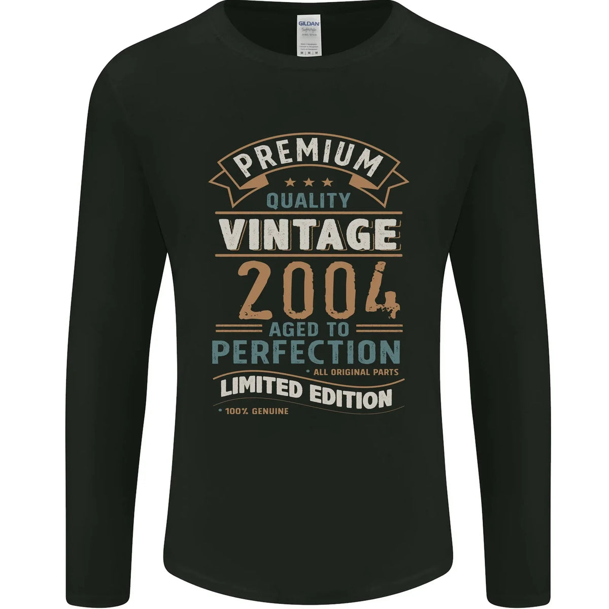 Premium Vintage 22nd Birthday 2004 Mens Long Sleeve T-Shirt