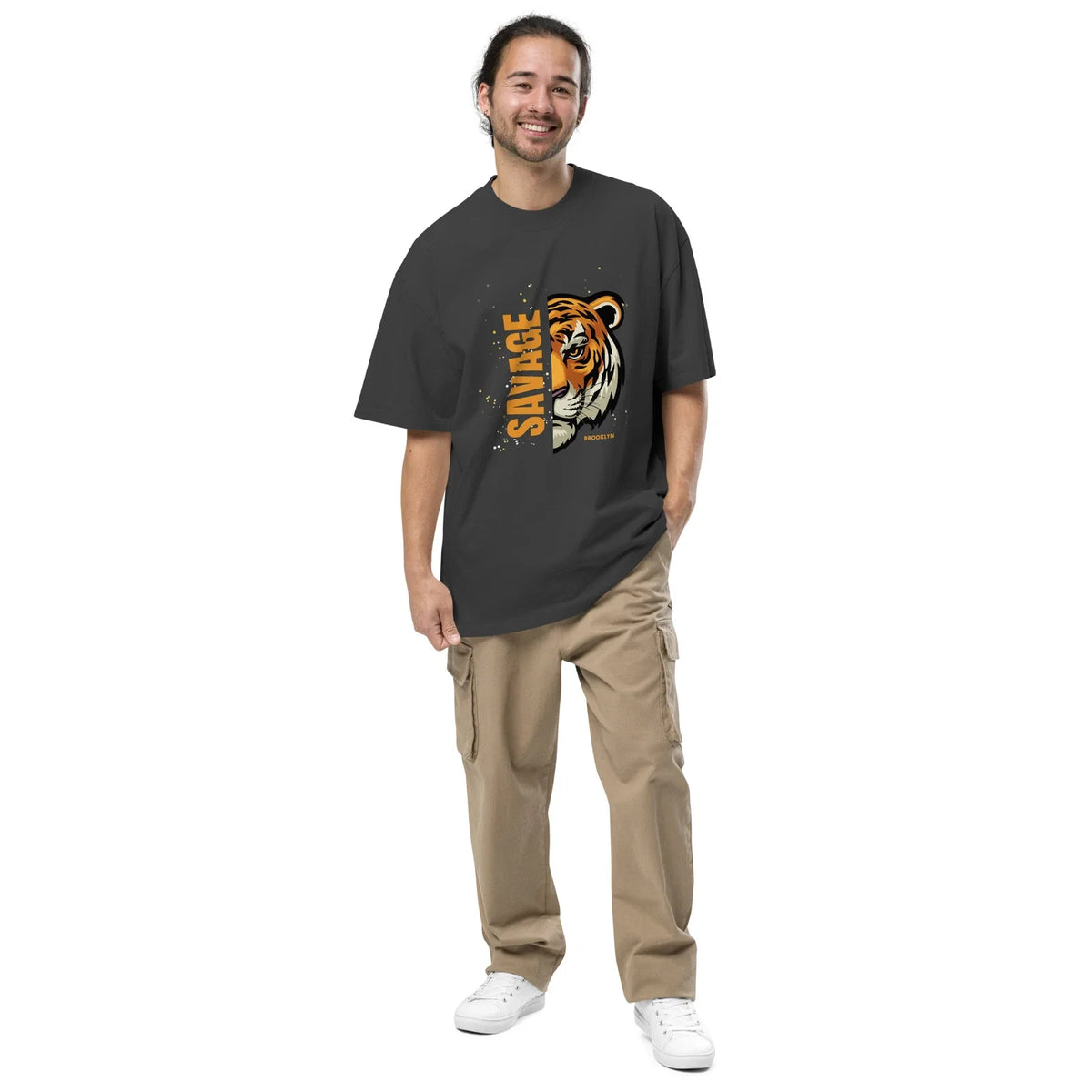 Coastline Oversized faded t-shirt