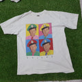 rare vintage 90S BARNEY FIFE ANDY GRIFFITH SHOW POP ART T-SHIRT size L