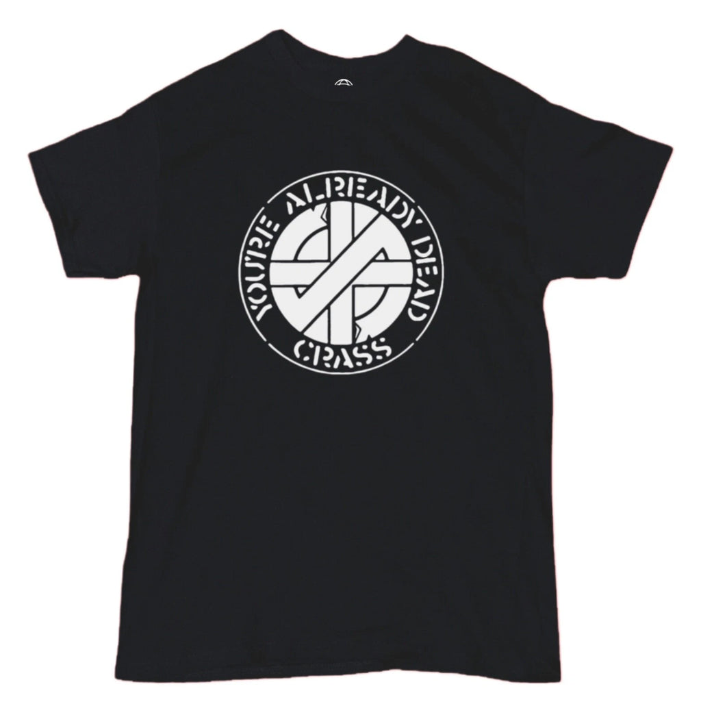 Crass Men's Punk Rock T-Shirt - Punk - Hardcore - Cotton