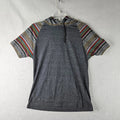 Beautiful Giant Hoodie Mens Small Gray Pullover Aztec Print Soft Lightweight