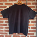 Vintage 90s Faded Black T Shirt—100% Cotton Skater Casual Men’s Size XL