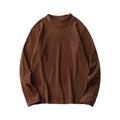 Men's Stretch Long Sleeve Sweatshirt with Half Turtleneck for Mobility and Ease